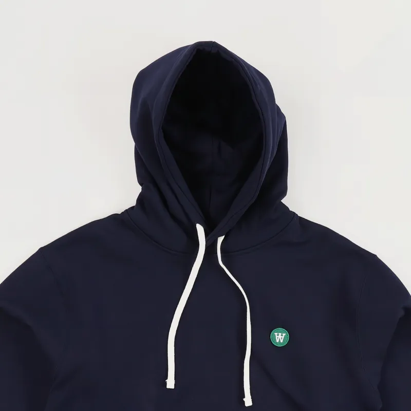Wood Wood Ian Hoodie Navy-1