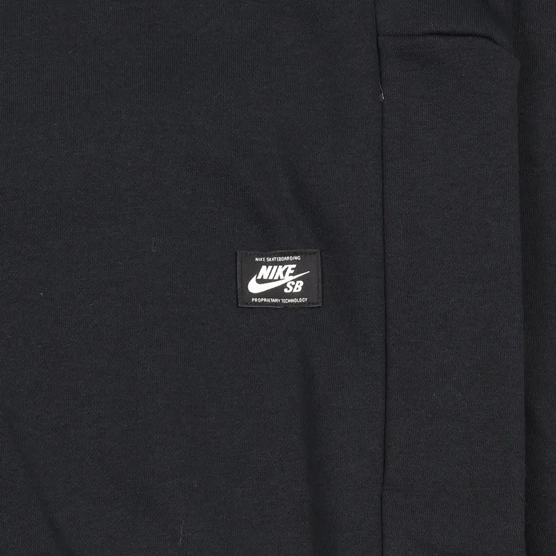 Nike SB Icon Crew Sweater Black White-3