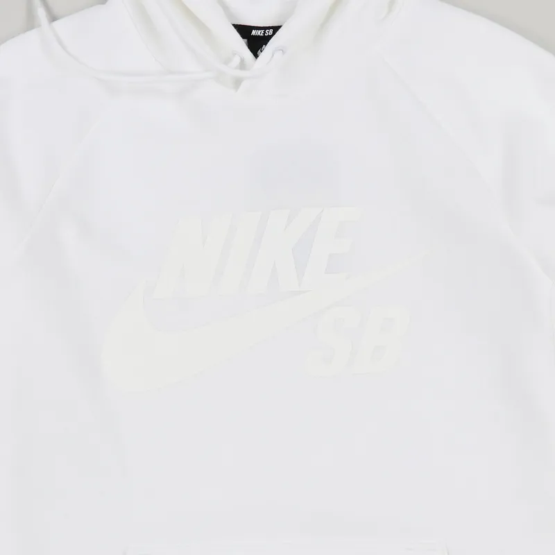 Nike SB Icon Pullover Hoodie White-1
