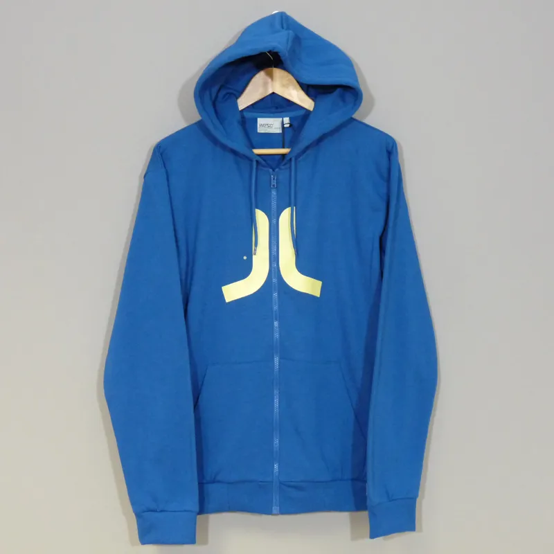 Wesc Icon Zip Hooded Sweat Shirt - True Blue