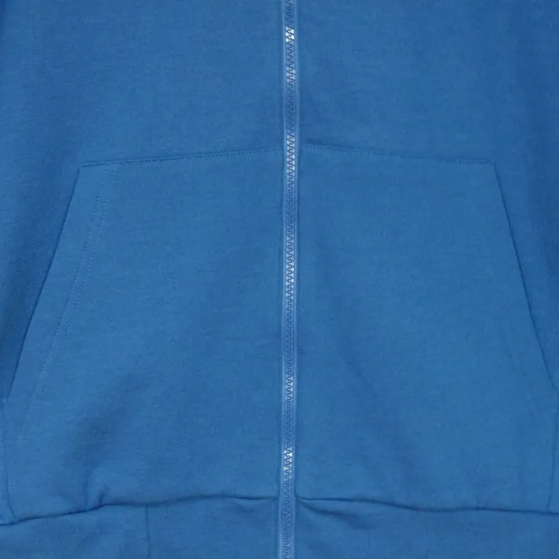 Wesc Icon Zip Hooded Sweat Shirt - True Blue-3
