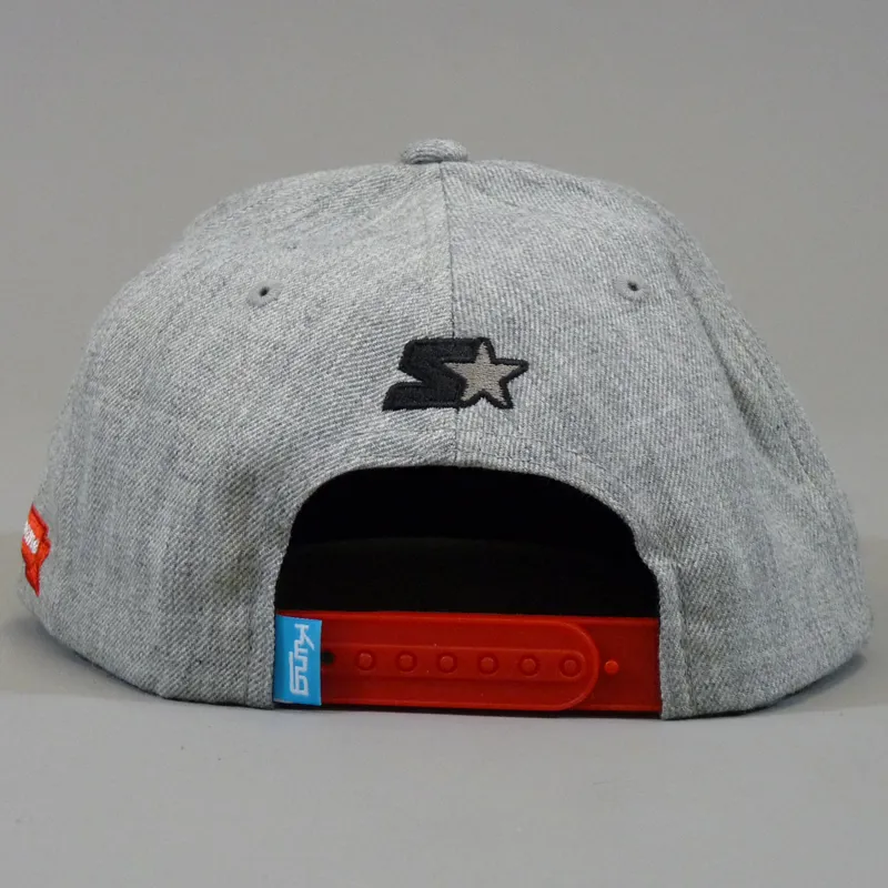 King Insignia Starter Snapback Cap - Grey-2