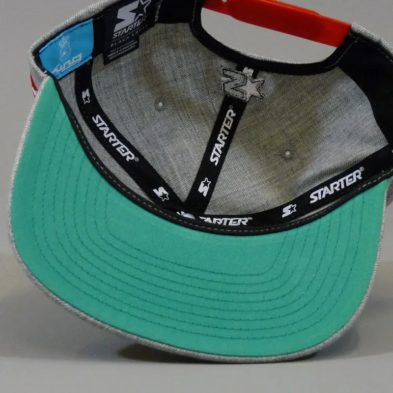 King Insignia Starter Snapback Cap - Grey-6