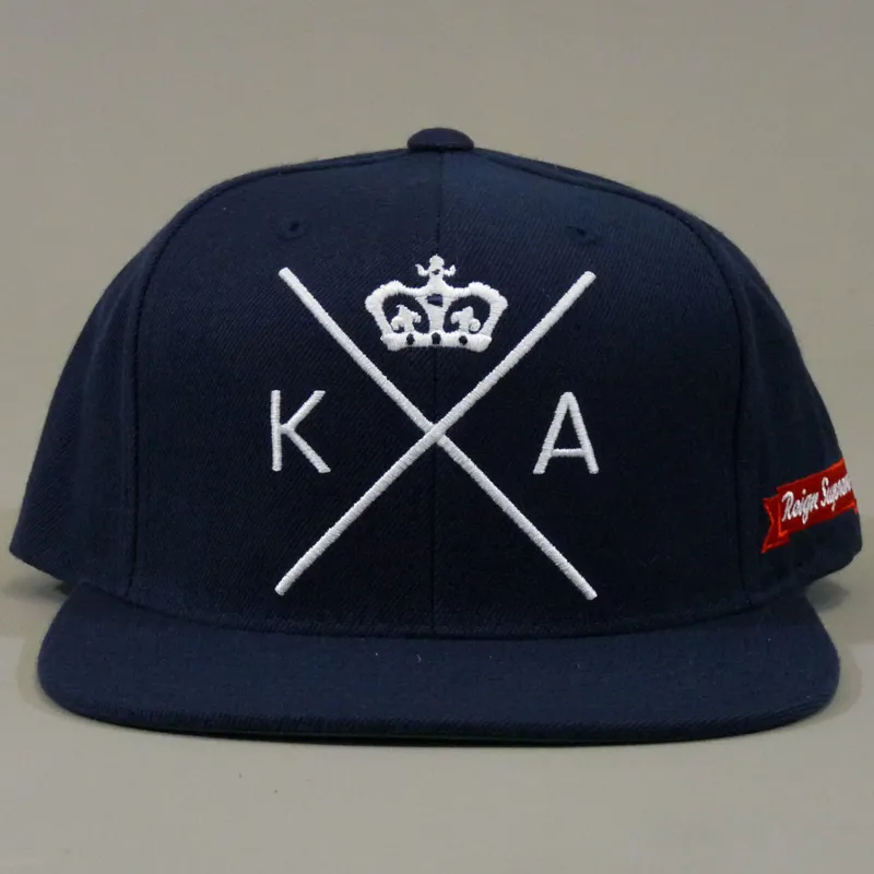 King Insignia Starter Snapback Cap - Navy-1