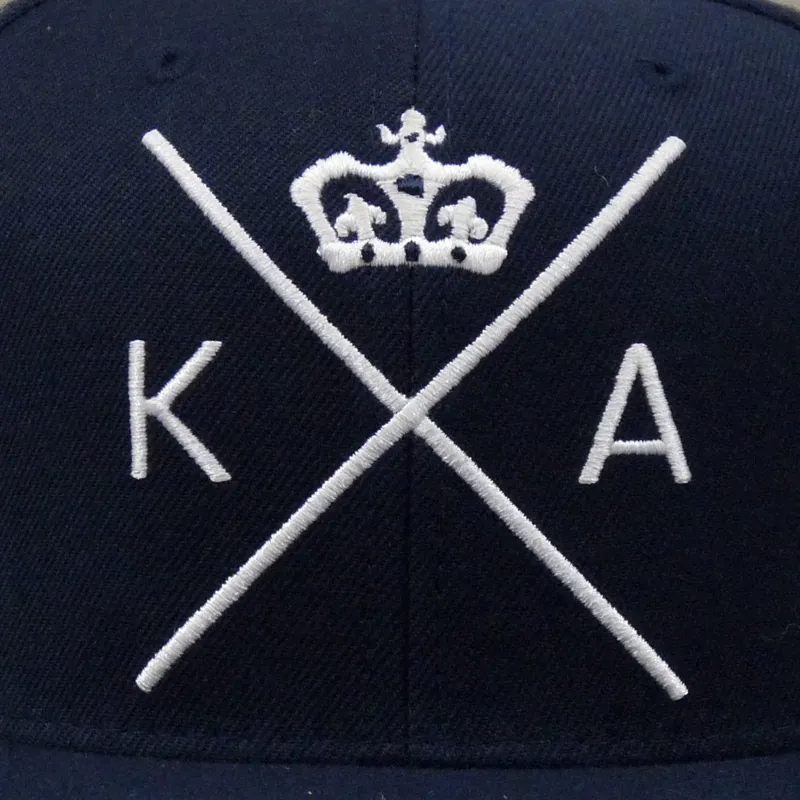 King Insignia Starter Snapback Cap - Navy-3