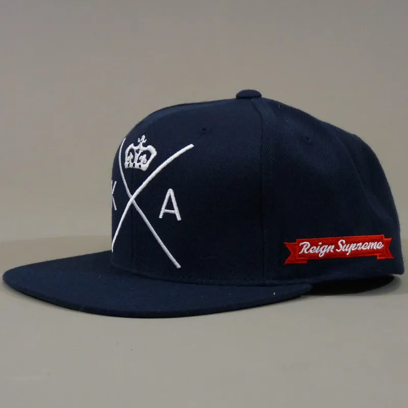 King Insignia Starter Snapback Cap - Navy