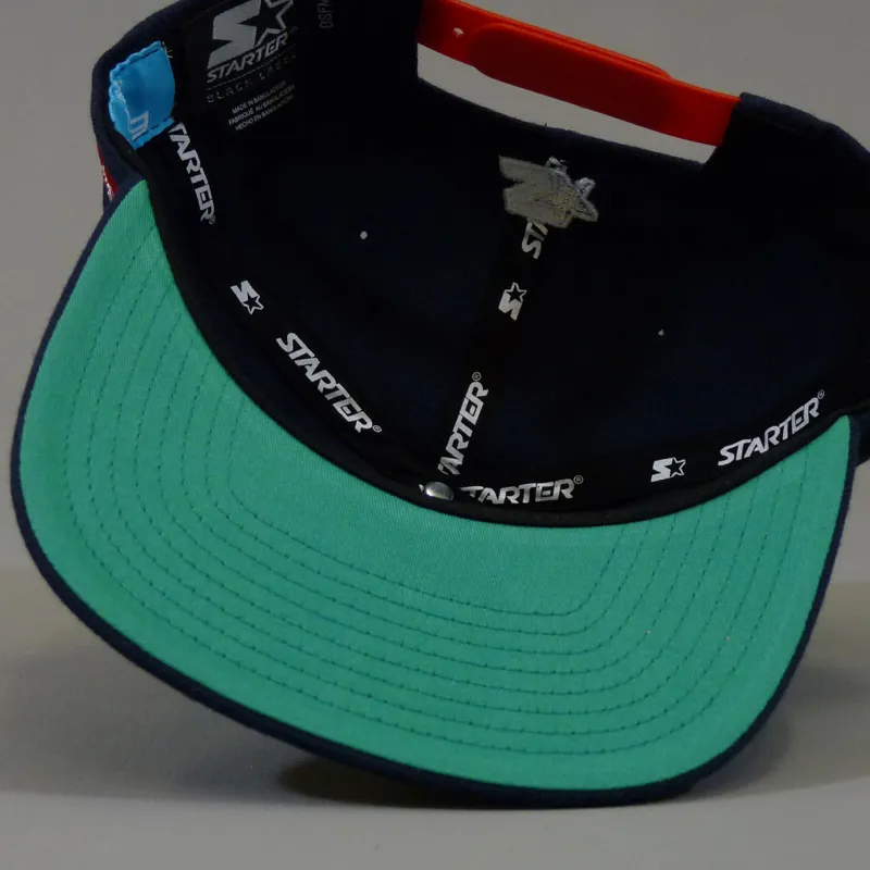 King Insignia Starter Snapback Cap - Navy-5