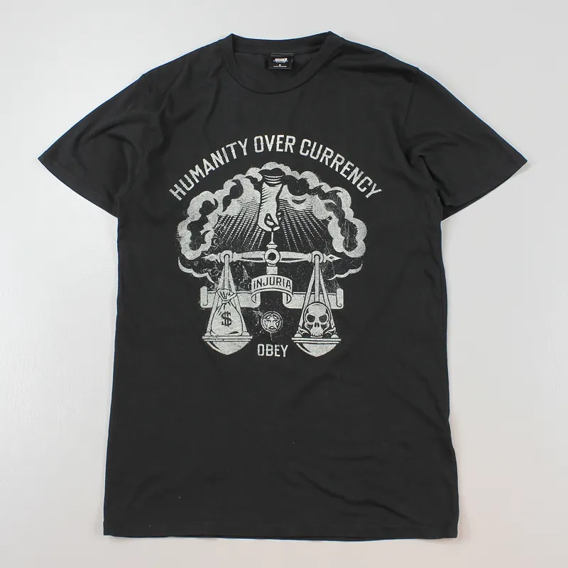 Obey Injuria Premium T-Shirt Black