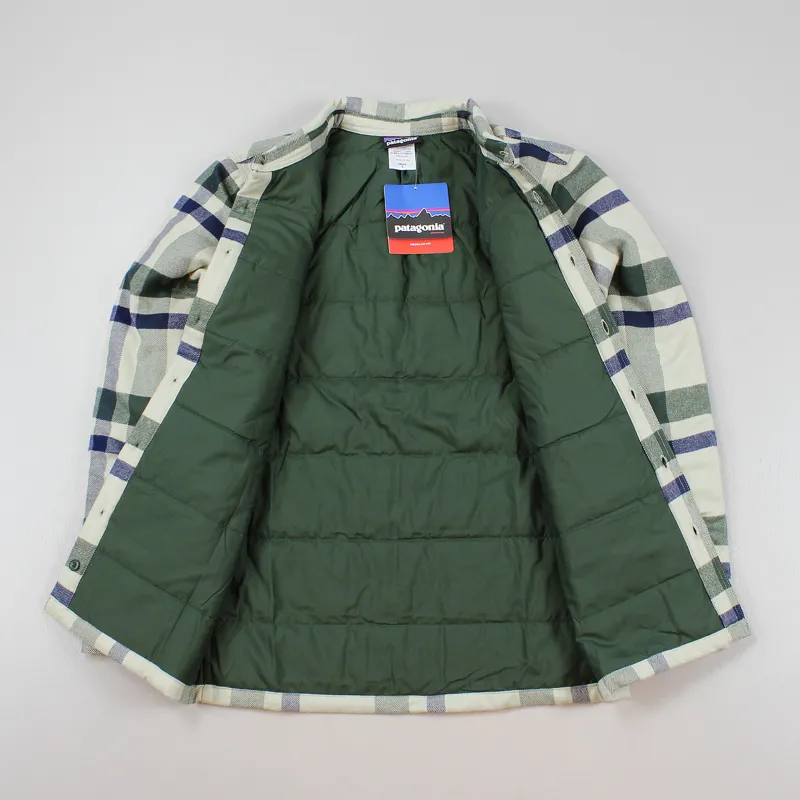 Patagonia Insulated Fjord Flannel Jacket Comstock Stone-2