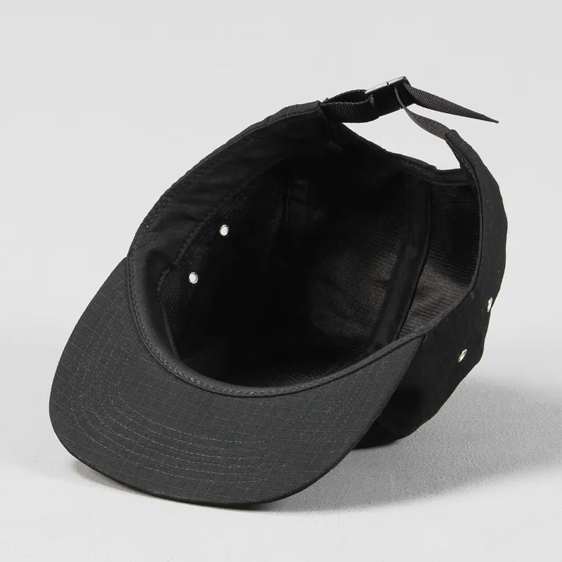 The Quiet Life International Five Panel Cap Black-3