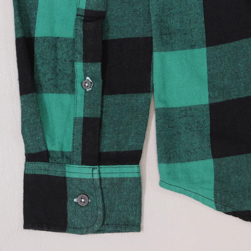Fourstar Ishod Flannel Shirt Deep Kelly Green-5