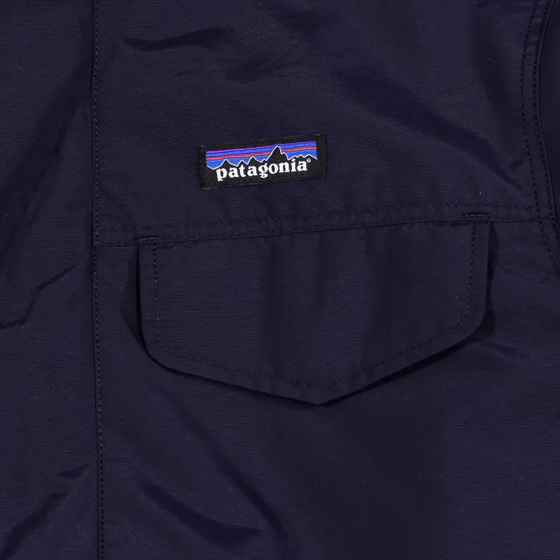 Patagonia Isthmus Parka Blue Black-3