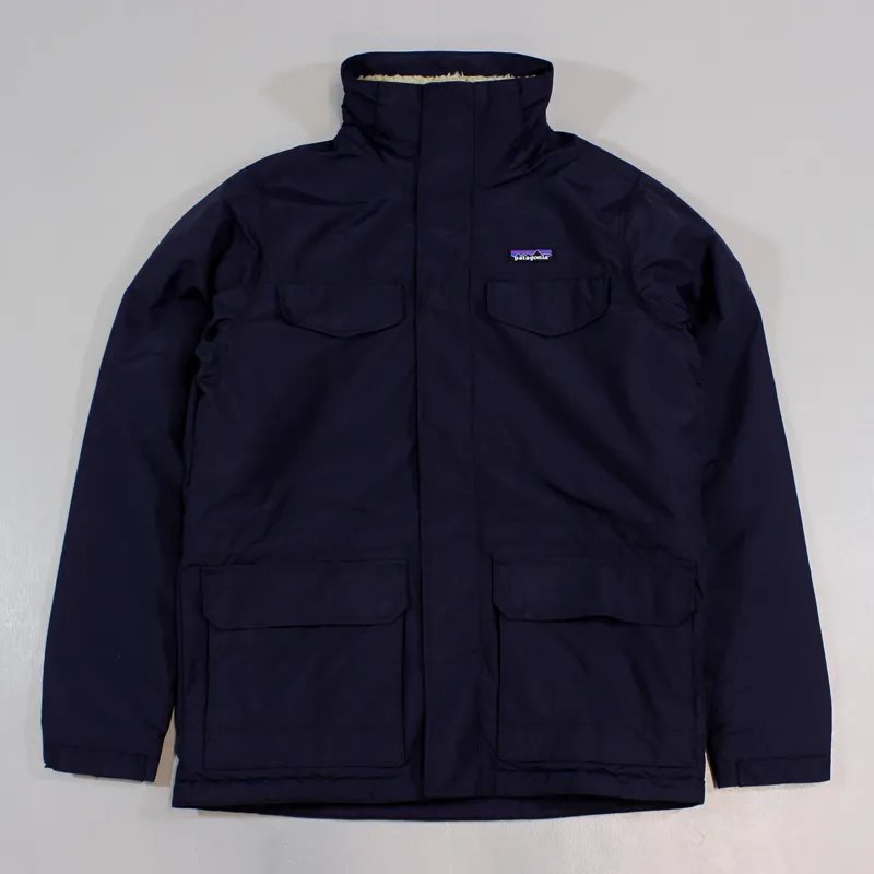 Patagonia Isthmus Parka Blue Black-1