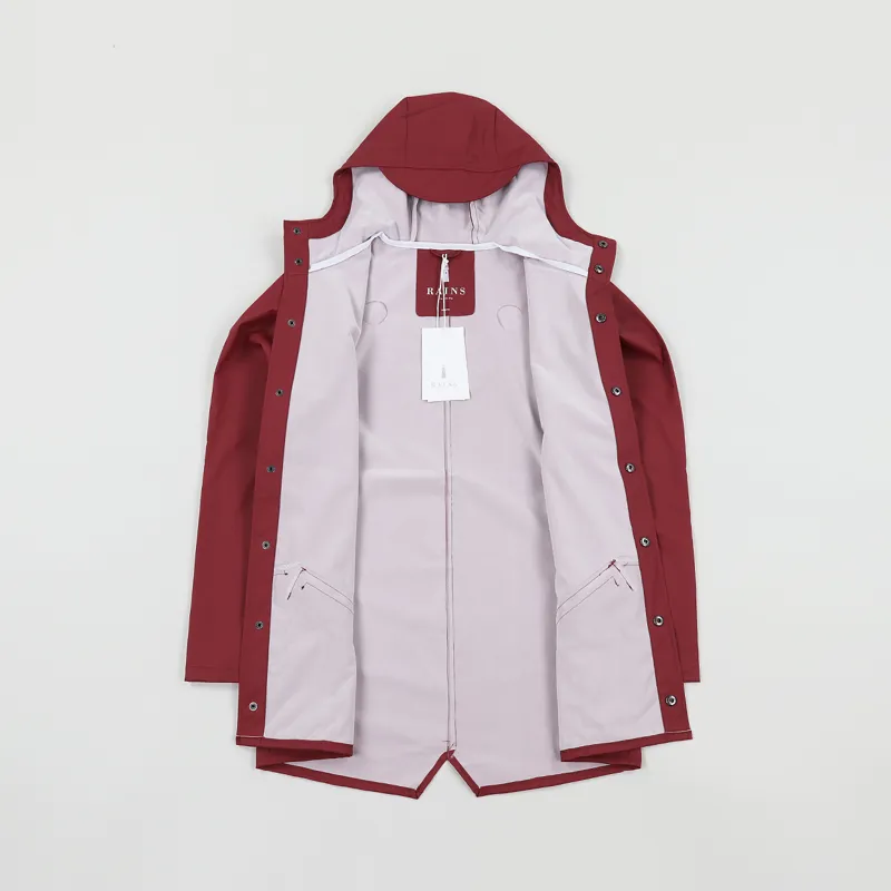 Rains red jacket hotsell