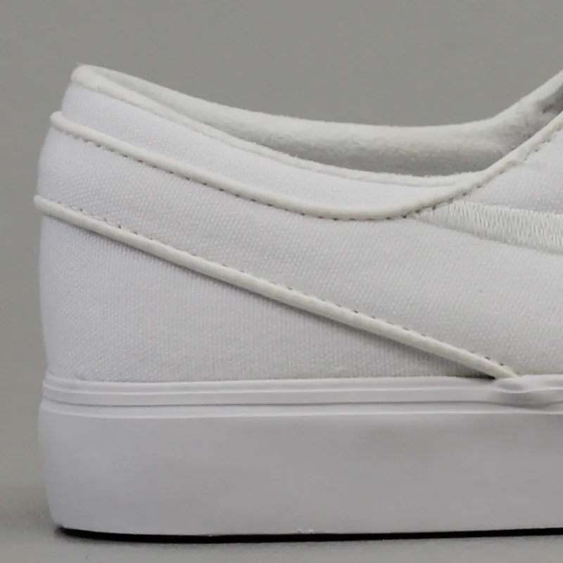 Nike SB Zoom Stefan Janoski Canvas Shoes White White-1