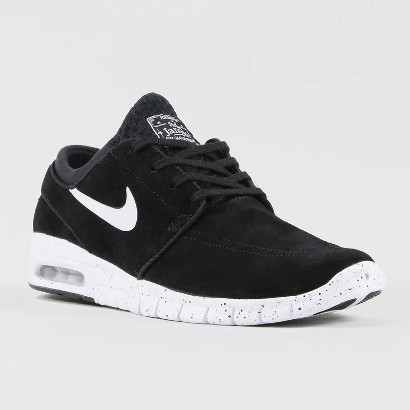 Nike Stefan Janoski Max Mens Black White Trainers