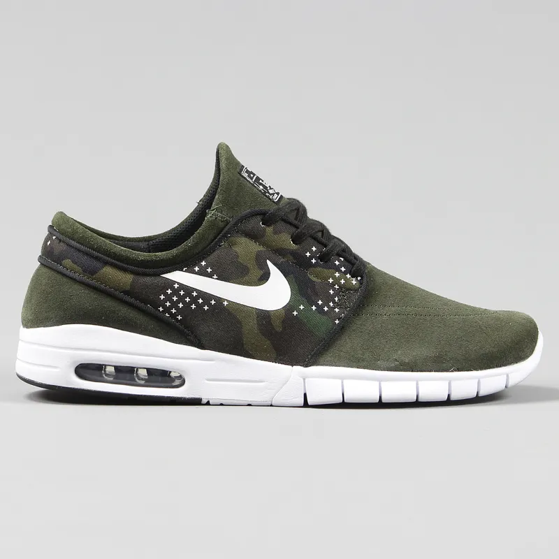 Nike SB Janoski Max L Mens Trainer Shoe Sequoia Green Camo