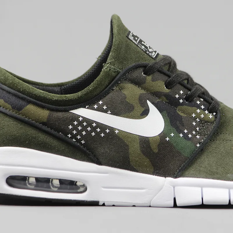 Ben depressief anker Verhuizer Nike SB Stefan Janoski Max L Mens Trainer Shoe Sequoia Green Camo