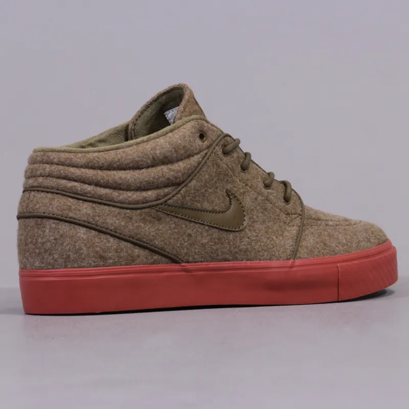 Nike Stefan Janoski Mid BM Shoes Military Brown Terracotta-5