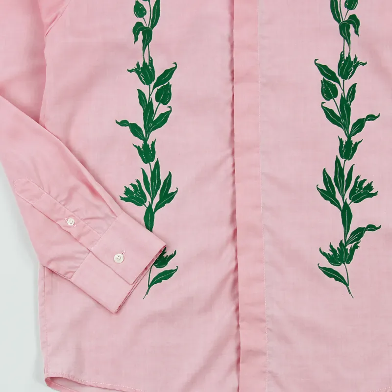 Soulland Jarreth Tencel Shirt Pink-3