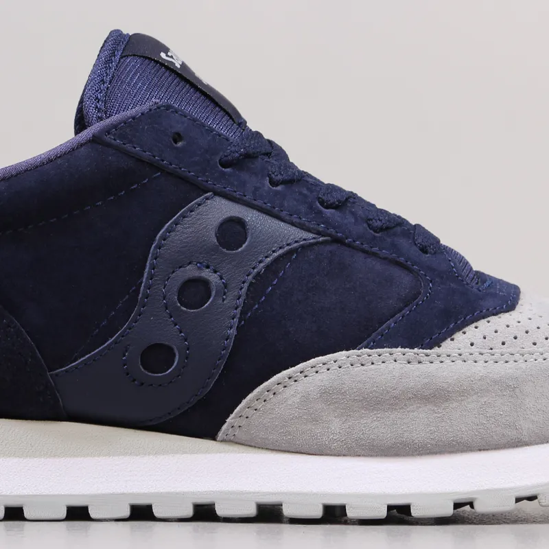 Saucony Jazz O Premium Shoes Navy Grey-2