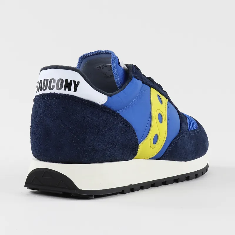 Saucony Jazz Original Vintage Shoes Blue Yellow-5
