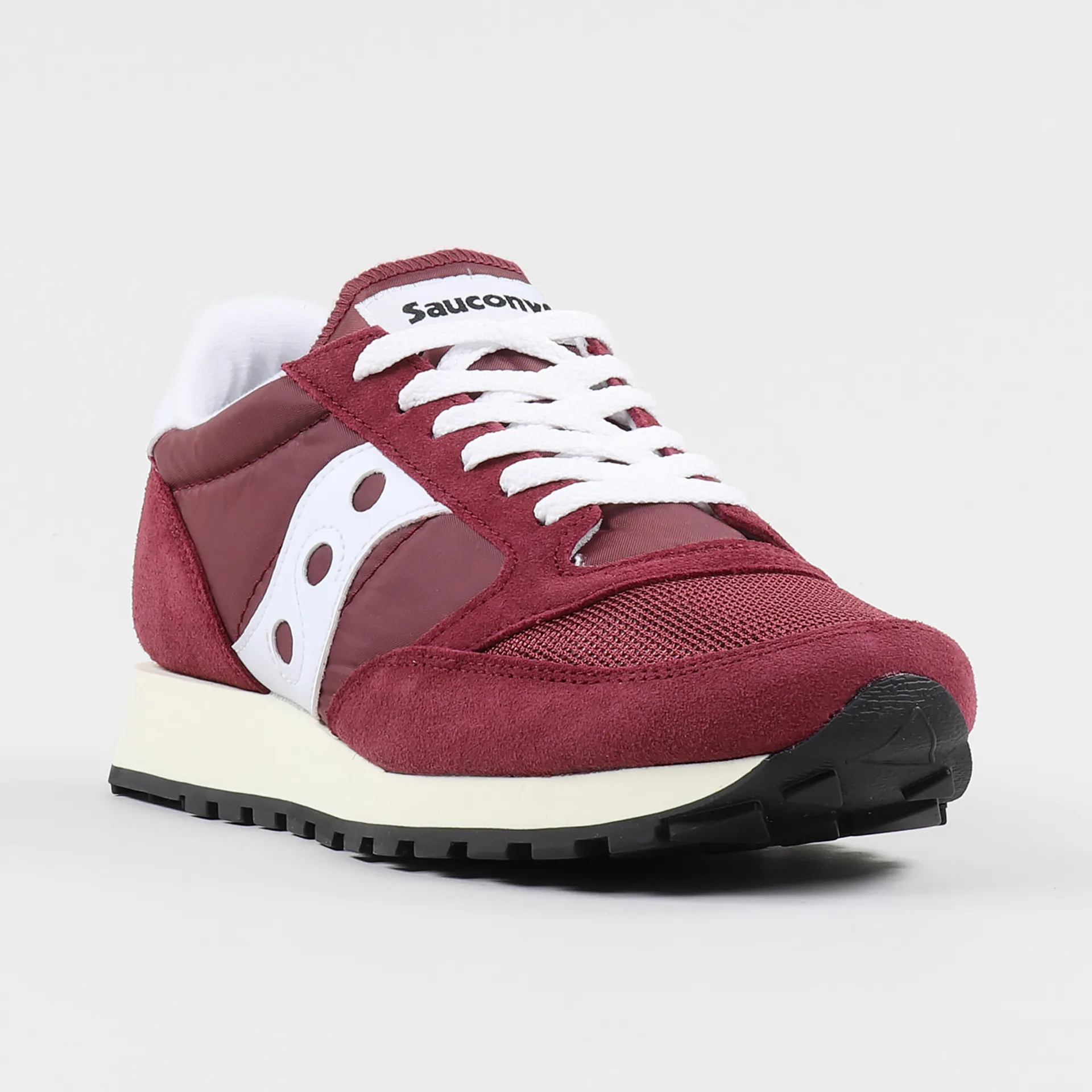 Saucony Running Shoes Jazz Original Vintage Trainers Red White - Main Image