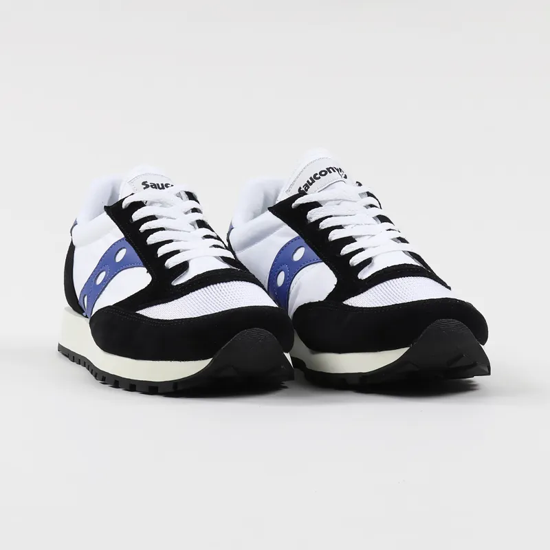 Saucony Jazz Original Vintage Shoes White Black-3
