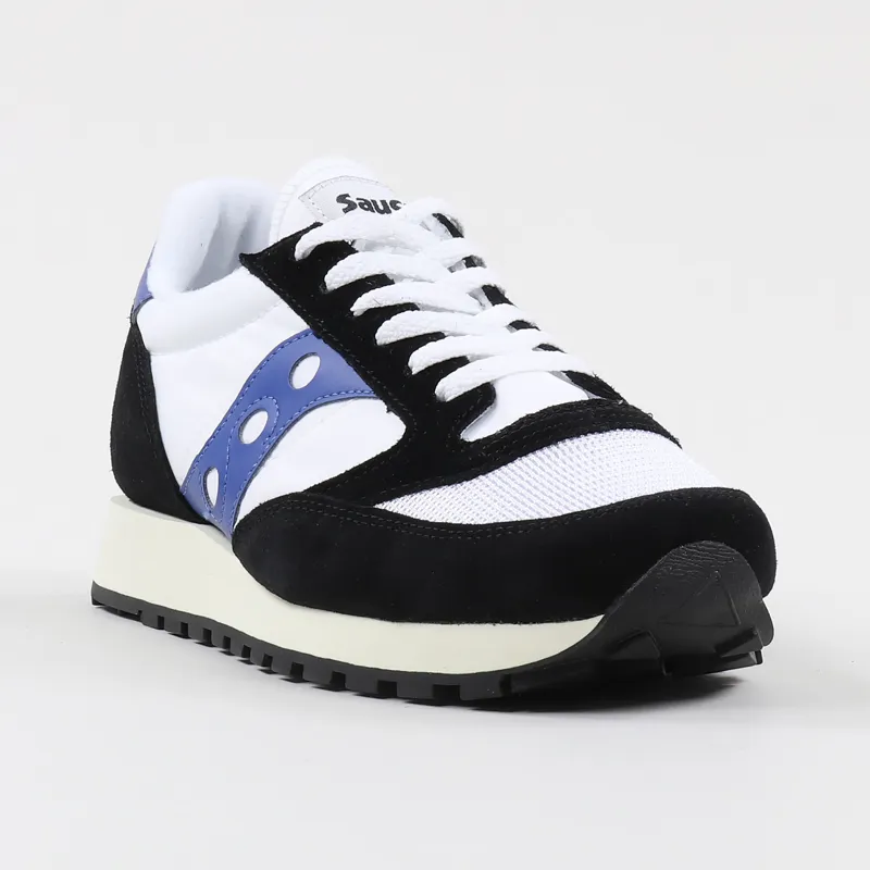 Saucony Jazz Original Vintage Shoes White Black-4