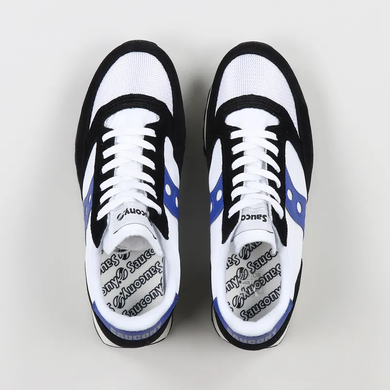 Saucony Jazz Original Vintage Shoes White Black-6