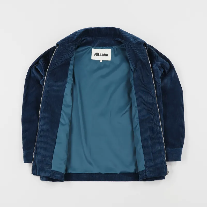Piilgrim Jefferson Jacket Petrol Blue-3