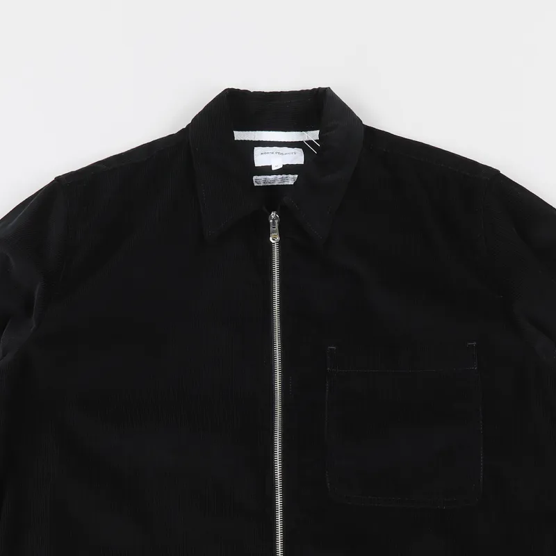 Norse Projects Jens Cord Jacket Black-1