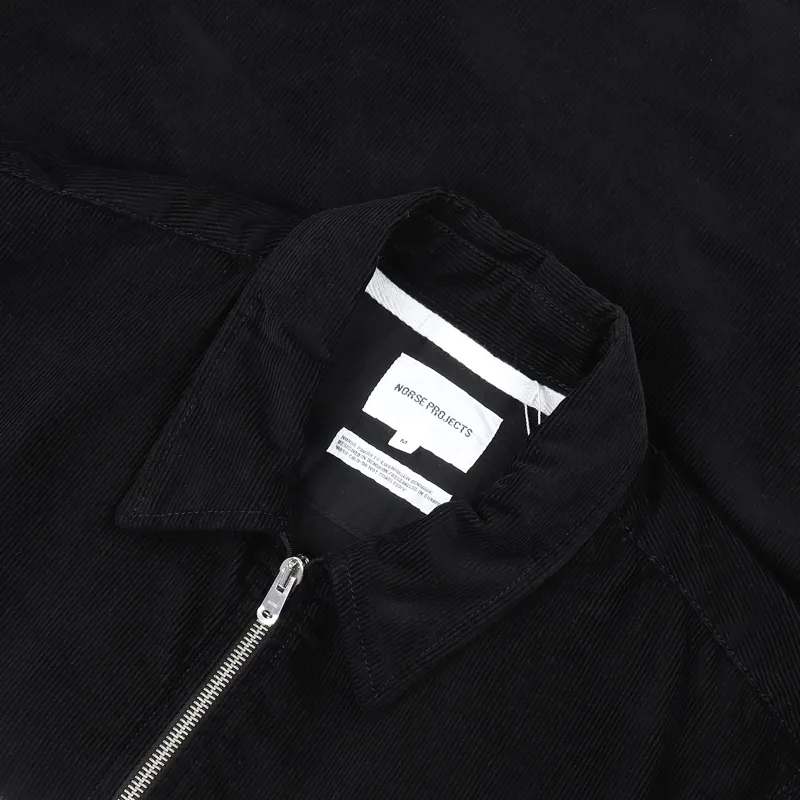 Norse Projects Jens Cord Jacket Black-3
