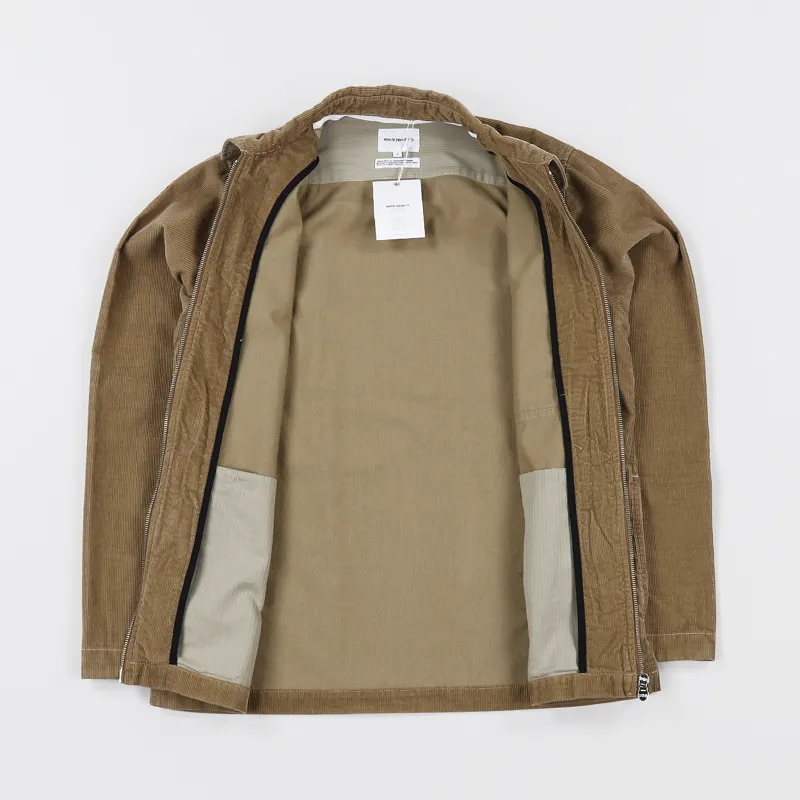 Norse Projects Jens Cord Jacket Camel-4