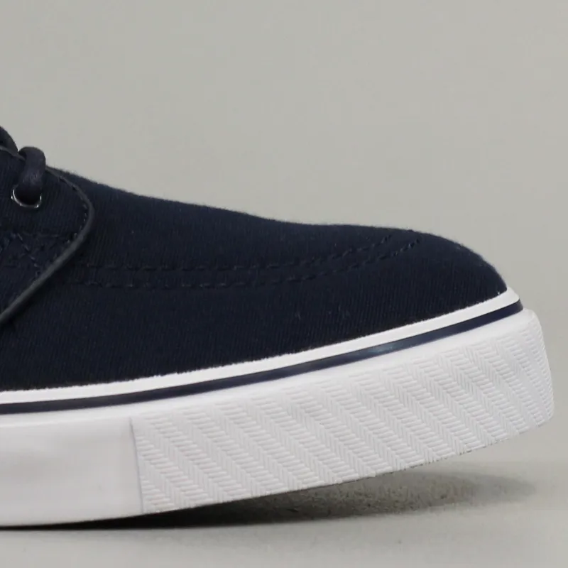 Nike SB Zoom Stefan Janoski Canvas Shoes Obsidian Blue White-3