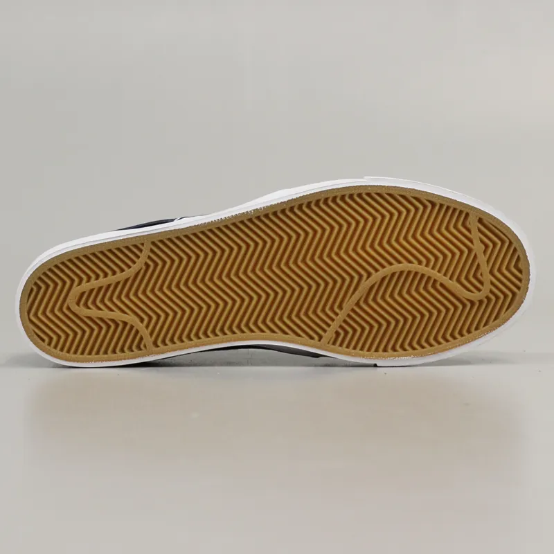 Nike SB Zoom Stefan Janoski Canvas Shoes Obsidian Blue White-7