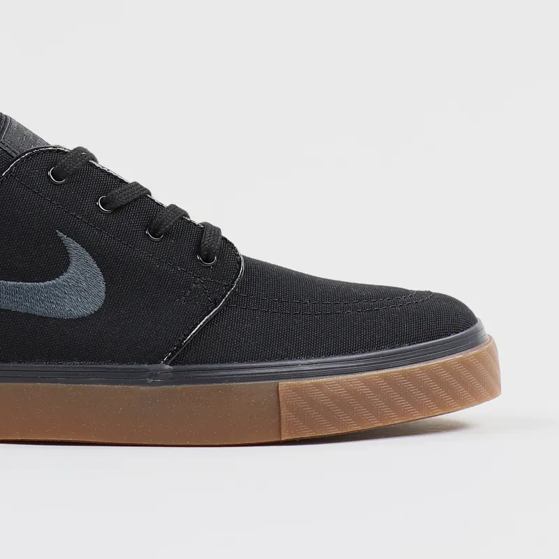 Nike SB Zoom Stefan Janoski Canvas Shoes Black Anthracite-2