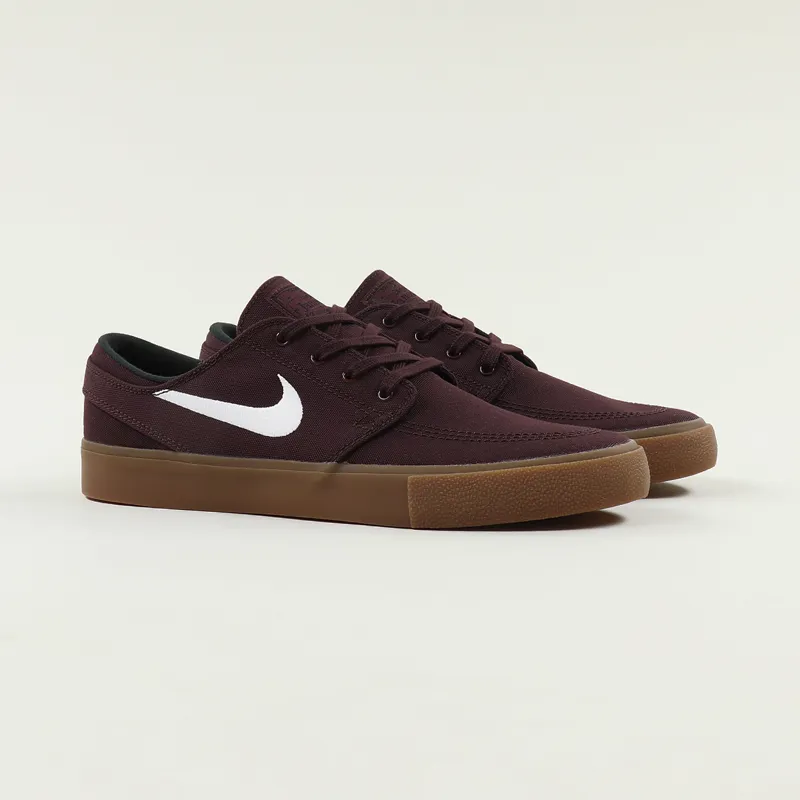 Nike SB Zoom Janoski Canvas RM Shoes Mahogany Gum Light Brown-3