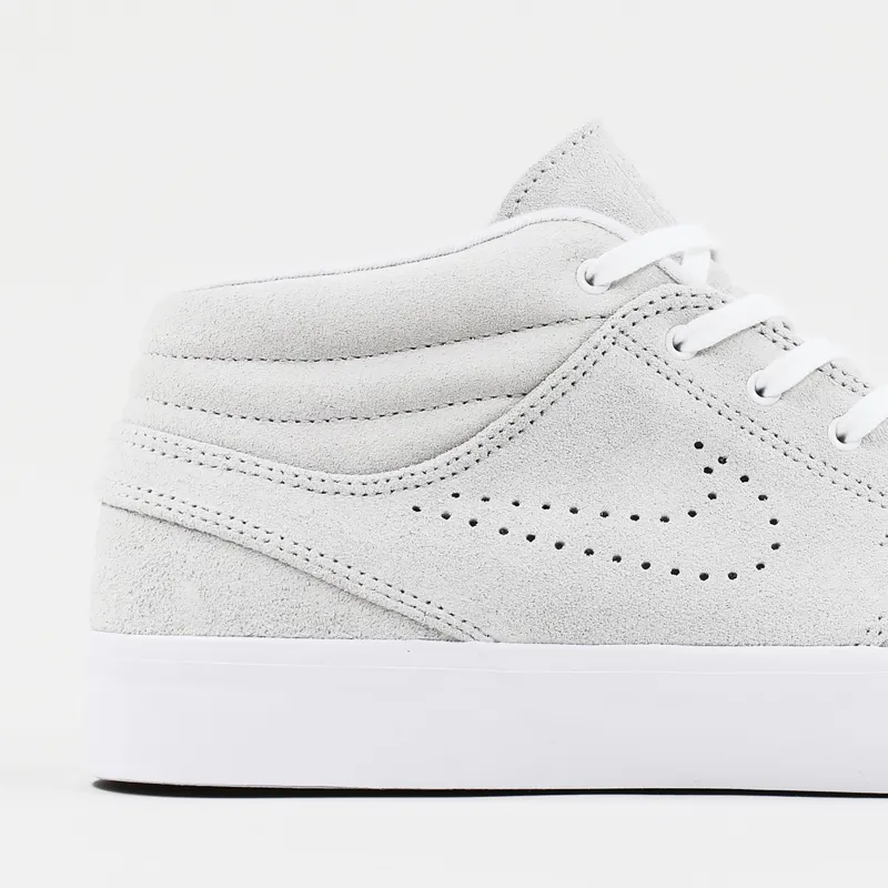 Nike SB Janoski Mid Remastered Shoes White Vast Grey Gum Yellow-1