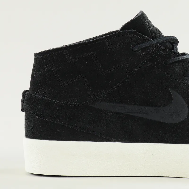 Nike SB Janoski Mid RM Crafted Shoes Black Pale Ivory-5