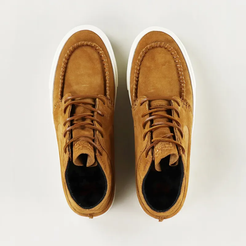 Nike SB Janoski Mid RM Crafted Shoes Light British Tan-6