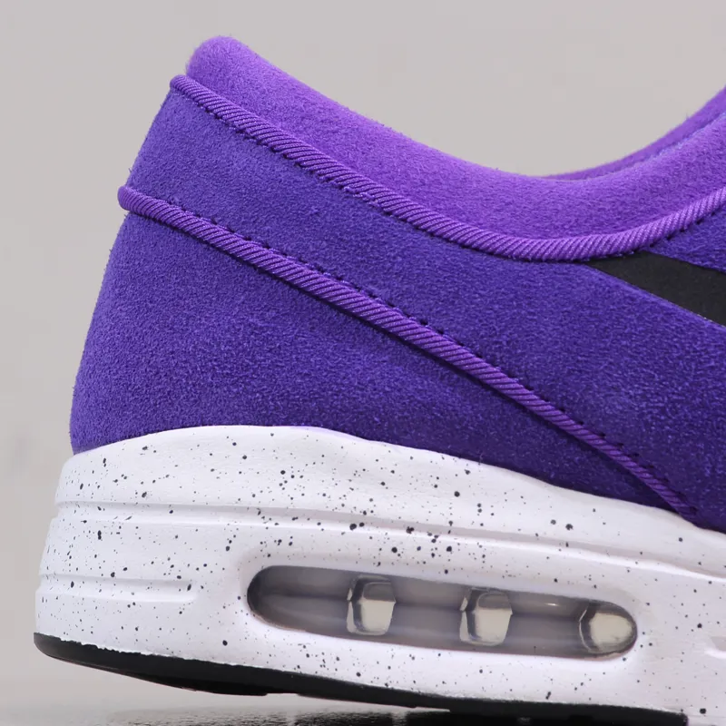 Nike SB Stefan Janoski Max L Suede Shoes Hyper Grape Black White-1