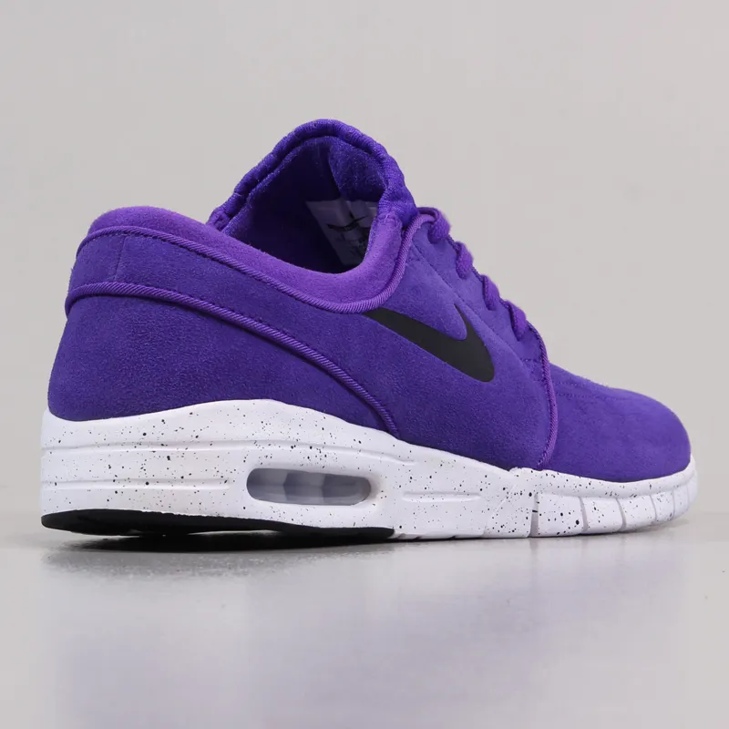 Nike SB Stefan Janoski Max L Suede Shoes Hyper Grape Black White-5