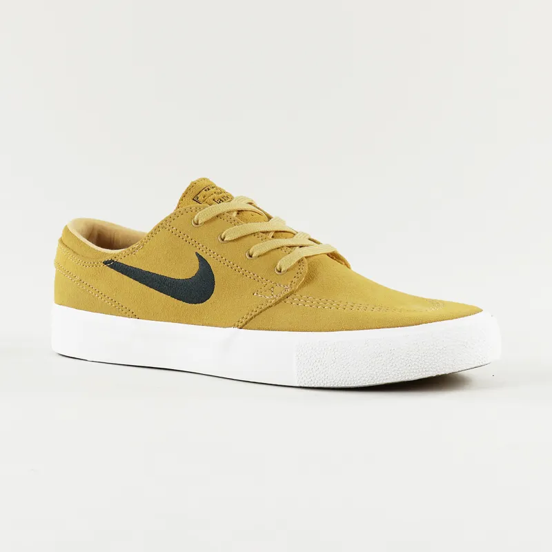 Nike SB Zoom Janoski RM Shoes Celestial Gold Anthracite-3