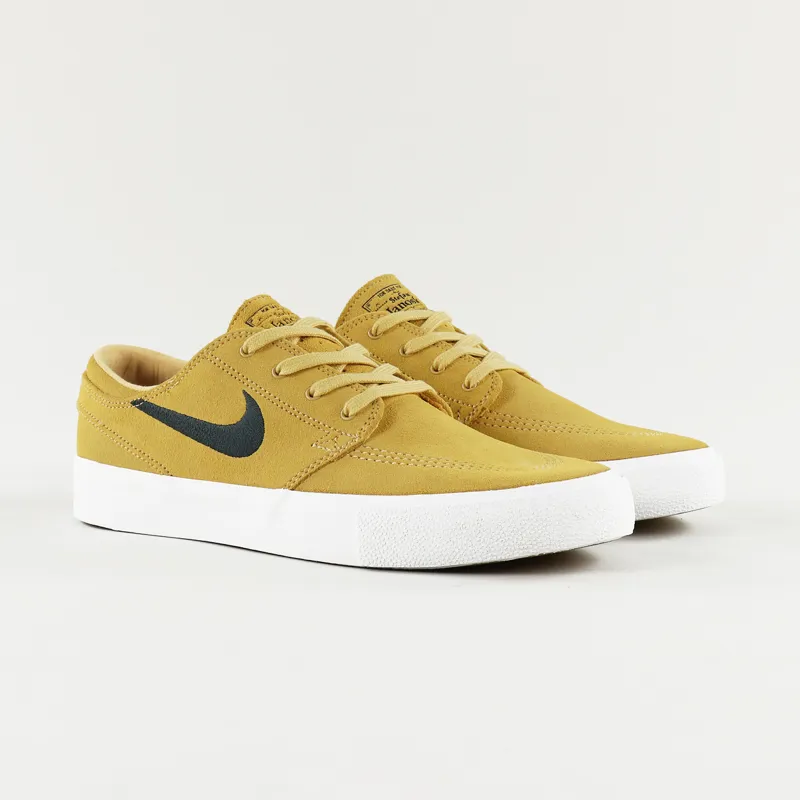 Nike SB Zoom Janoski RM Shoes Celestial Gold Anthracite-5