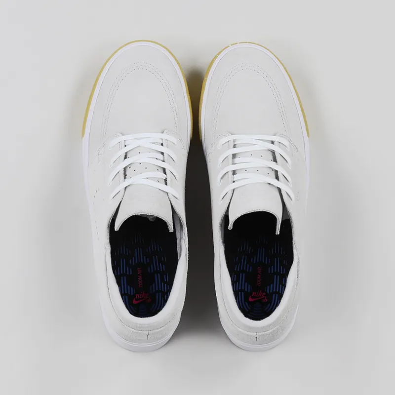 Nike SB Janoski Remastered Shoes White Vast Grey Gum Yellow-6