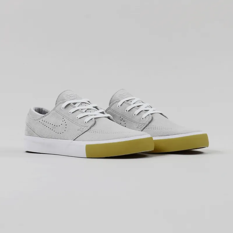 Nike SB Janoski Remastered Shoes White Vast Grey Gum Yellow-3