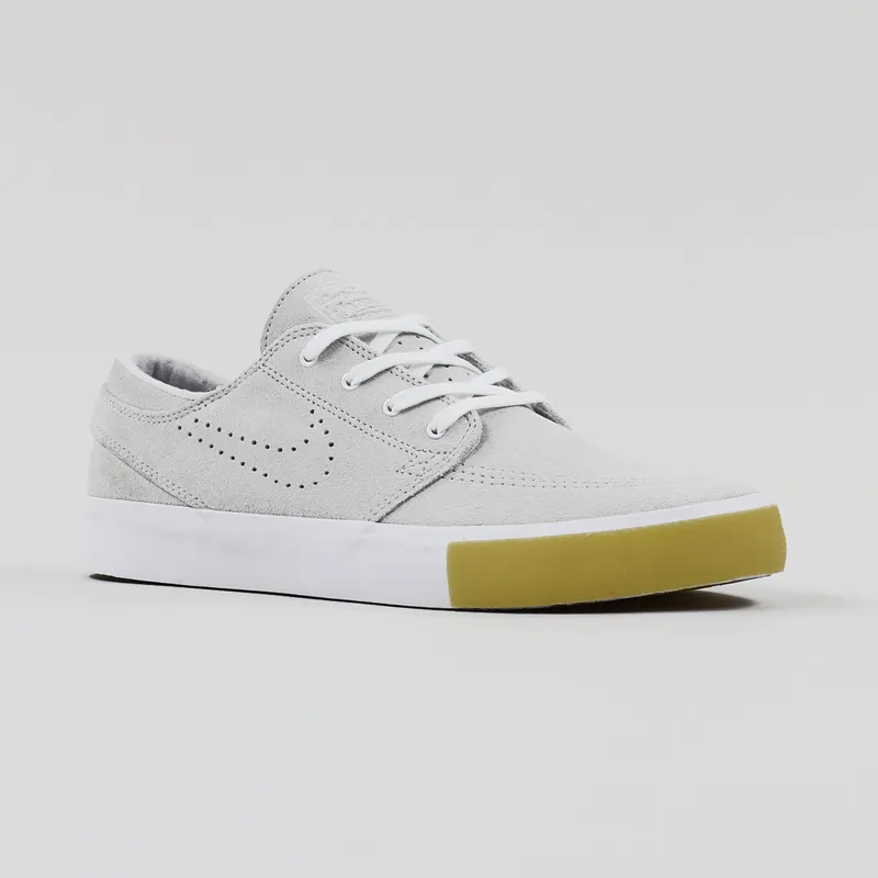 Nike SB Janoski Remastered Shoes White Vast Grey Gum Yellow-4