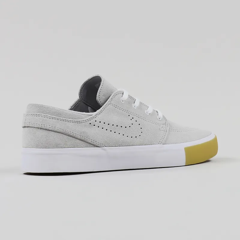 Nike SB Janoski Remastered Shoes White Vast Grey Gum Yellow-5