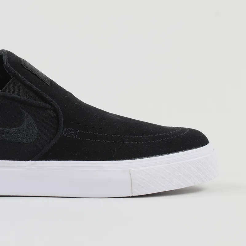 Nike SB Zoom Stefan Janoski Slip Shoes Black White-2